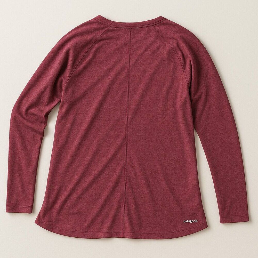 The North Face Women’s L Long Sleeve Crewneck Tee Berry Pink FlashDry Active - Picture 2 of 9